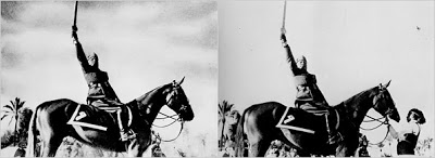Mussolini a caballo