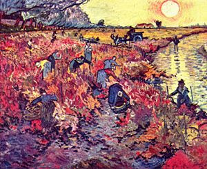 El viñedo rojo de Vicent van Gogh