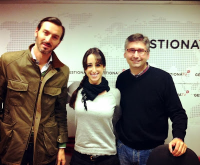 Carlos López, Esther Molina y Manuel J. Prieto