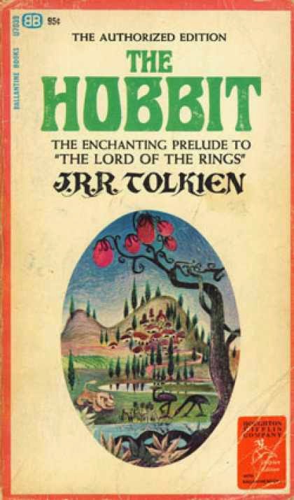 Portada de El Hobbit en EEUU en 1965