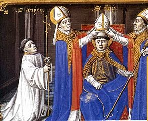 Coronación de San Eloy como obispo