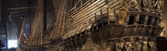 El Vasa, el mítico barco que navegó sólo unos metros