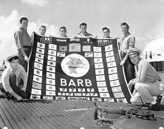 Bandera de combate del USS Barb