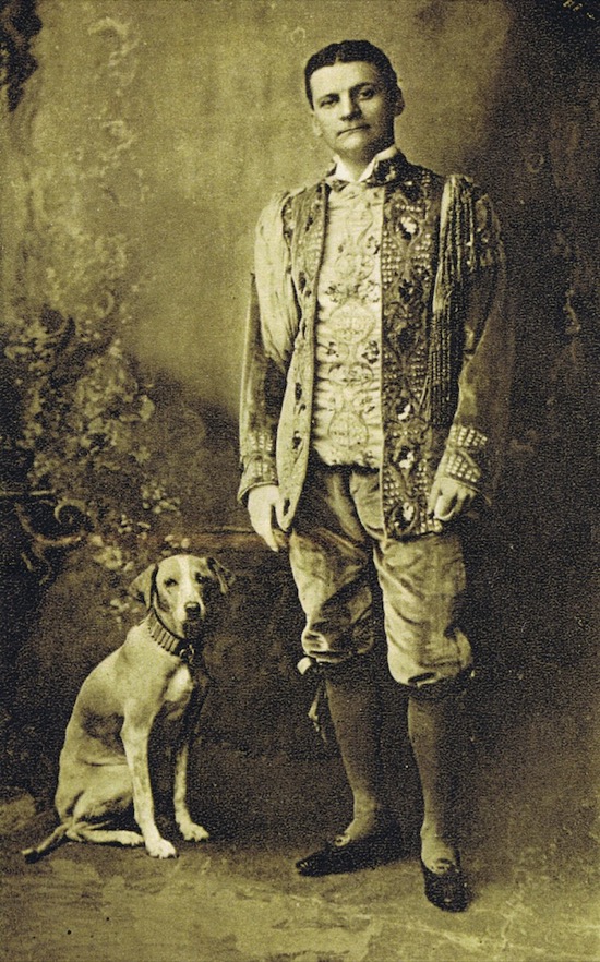 El Gran Lafayette y su perra Beauty