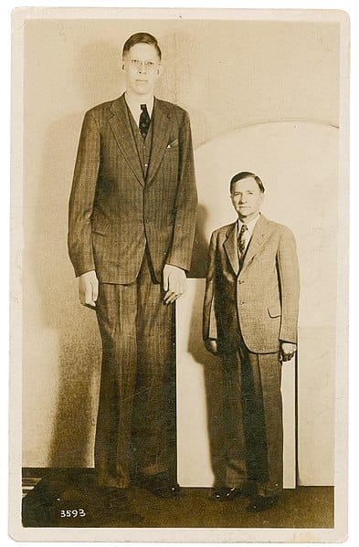 El hombre más alto de la historia medía 2,72