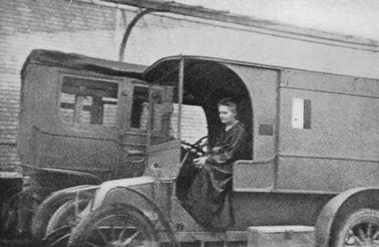 Marie Curie y los rayos X durante la Primera Guerra Mundial