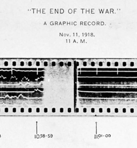 El impresionante cambio del sonido en el final de la Primera Guerra Mundial