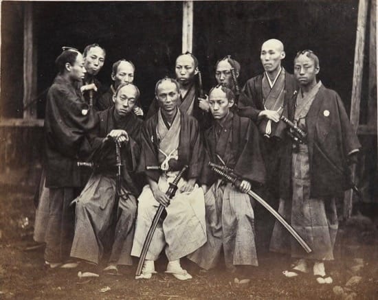 Fotos históricas de samuráis reales 10
