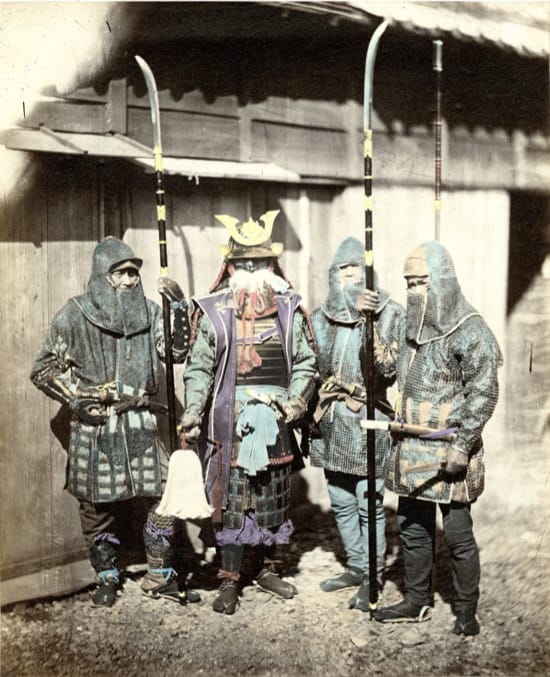 Fotos históricas de samuráis reales 7