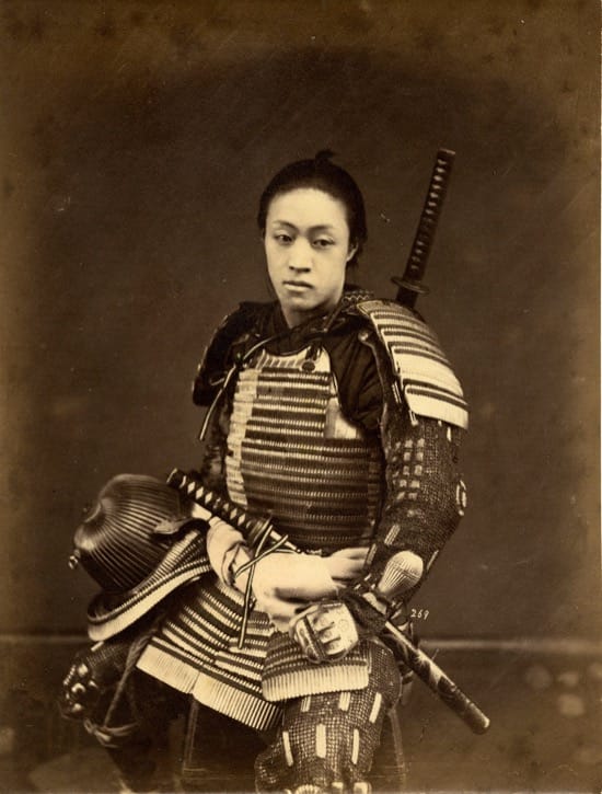 Fotos históricas de samuráis reales 4
