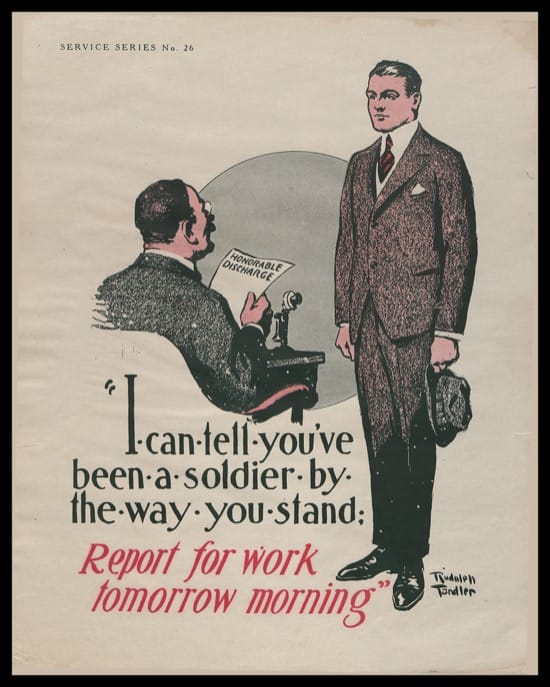 Carteles para Veteranos Primera Guerra Mundial 1