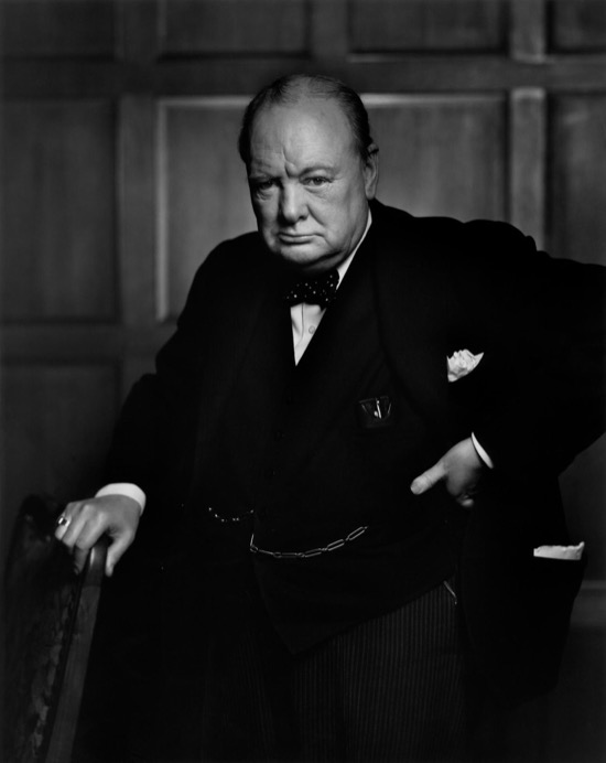 La historia tras la foto más famosa de Churchill