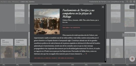 La línea del tiempo del Museo de Prado2