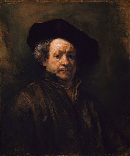 Rembrandt Autorretrato 1660