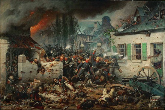 Ataque prusiano a Plancenoit, de Adolf Northern