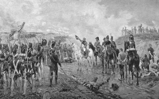 El último gran ataque de Napoleón en Waterloo, de Ernest Crofts (1895)