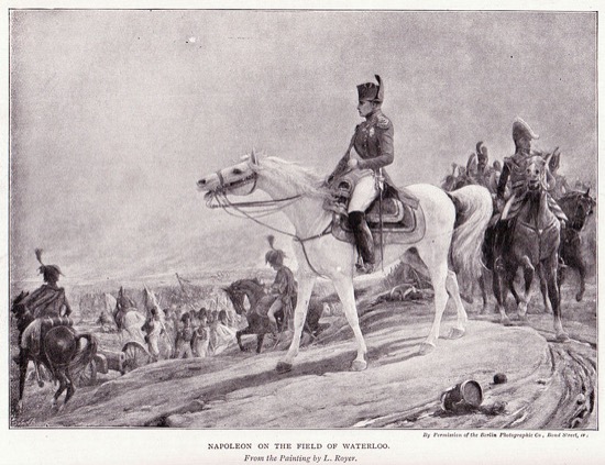Napoleón en el campo de Waterloo, de Lionel Royer
