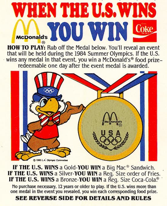 El boicot soviético en los Juegos de 1984 costó millones a McDonald's
