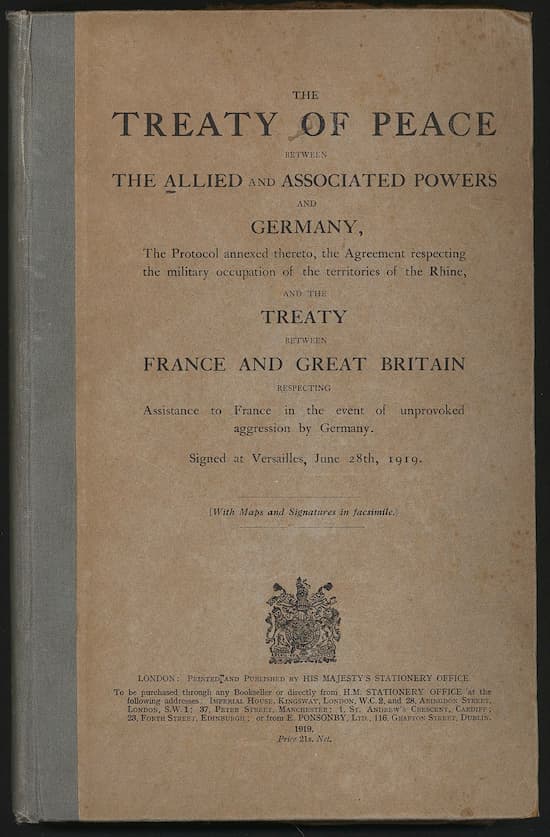 La impresionante extensión del Tratado de Versalles