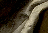 El ojo oculto en La Piedad de José de Ribera-detalle