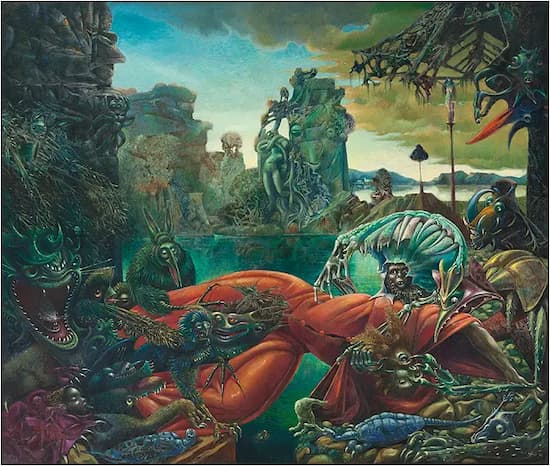 El momento en que una película en blanco y negro se volvió de color por un cuadro de Max Ernst